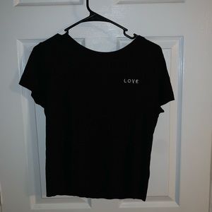 Ribbed Short Sleeve Top